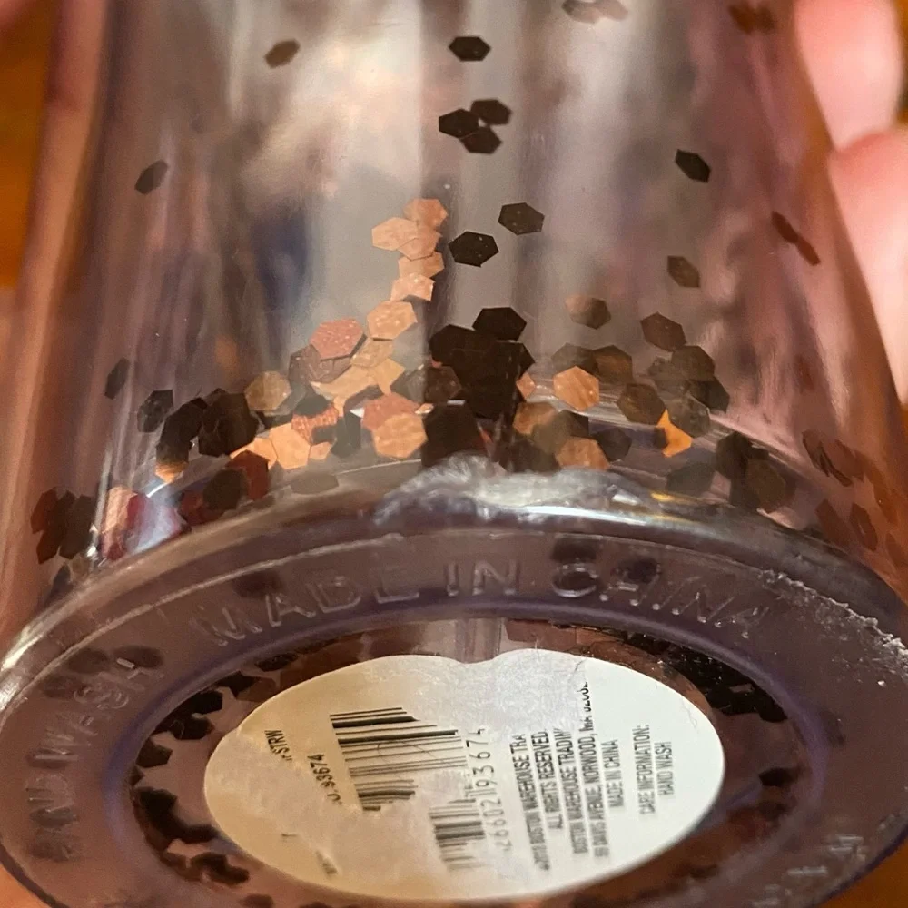 🧩 3/$20 Cantini Flip Top 24oz Sparkle Tumbler by Boston Warehouse